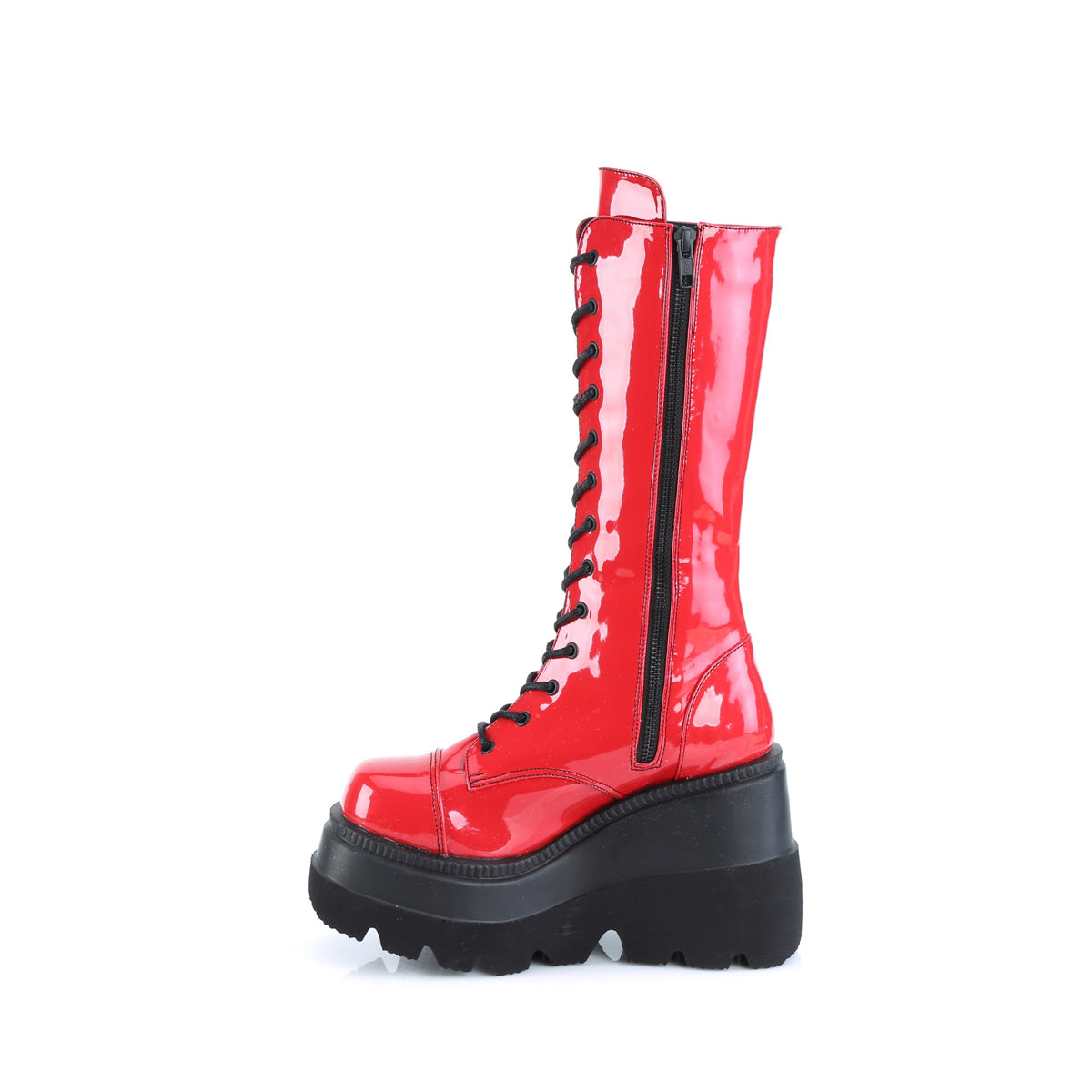 DemoniaCult  Botas SHAKER-72 patente roja