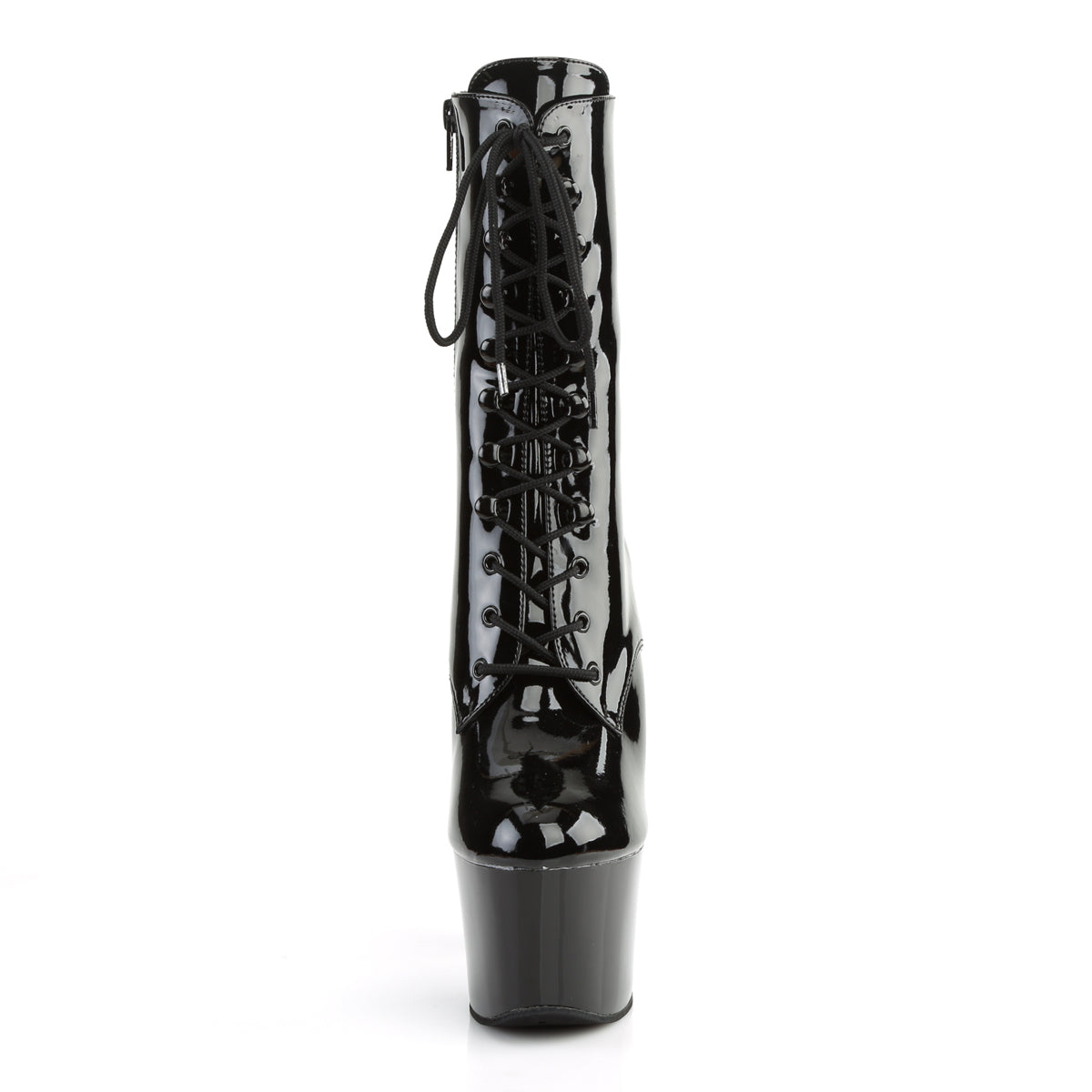 Pleaser Womens Ankle Boots SKY-1020 Blk Pat/Blk