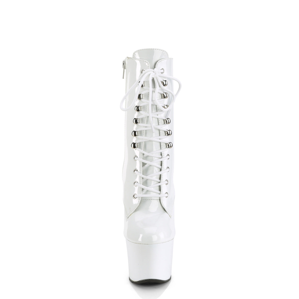 Pleaser Womens Ankle Boots SKY-1020 Wht Pat/Wht