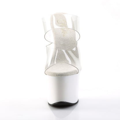 Pleaser Sandalias para mujer SKY-302 clr / wht