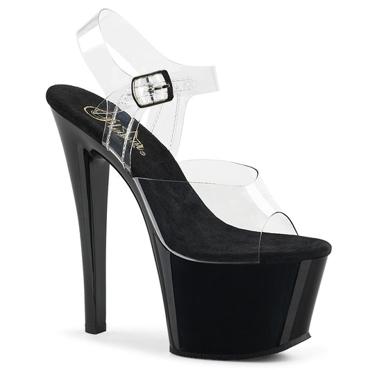 Pleaser Sandalias para mujer SKY-308 clr / blk