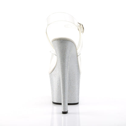 Pleaser Sandalias para mujer SKY-308mg clr / slv