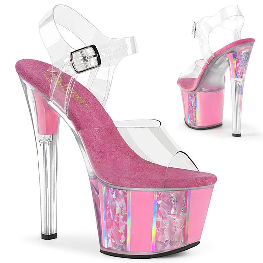 Pleaser Sandalias para mujer SKY-308 de clr / b. Rosa