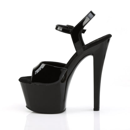 Pleaser Womens Sandals SKY-309 Blk Pat/Blk