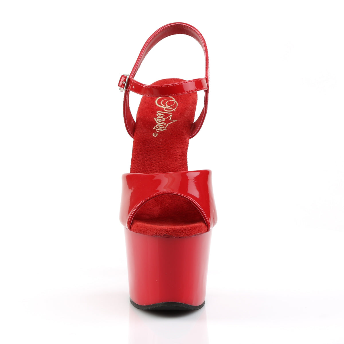 Pleaser Sandalias para mujer SKY-309 RED PAT / RED