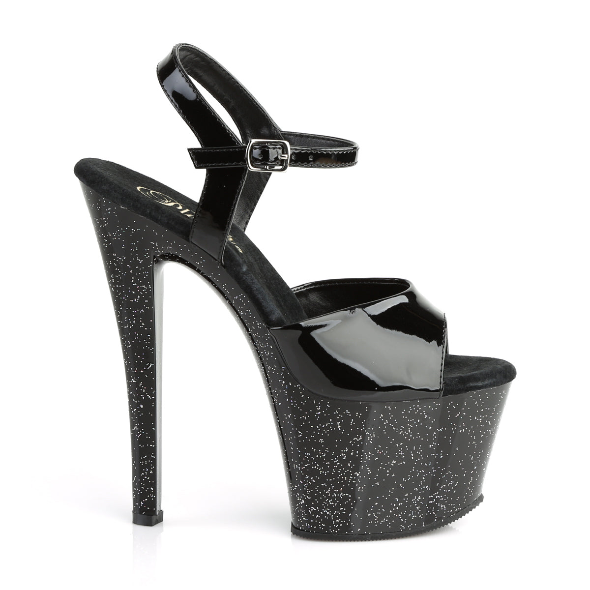 Pleaser Sandalias para mujer SKY-309mg BLK / BLK