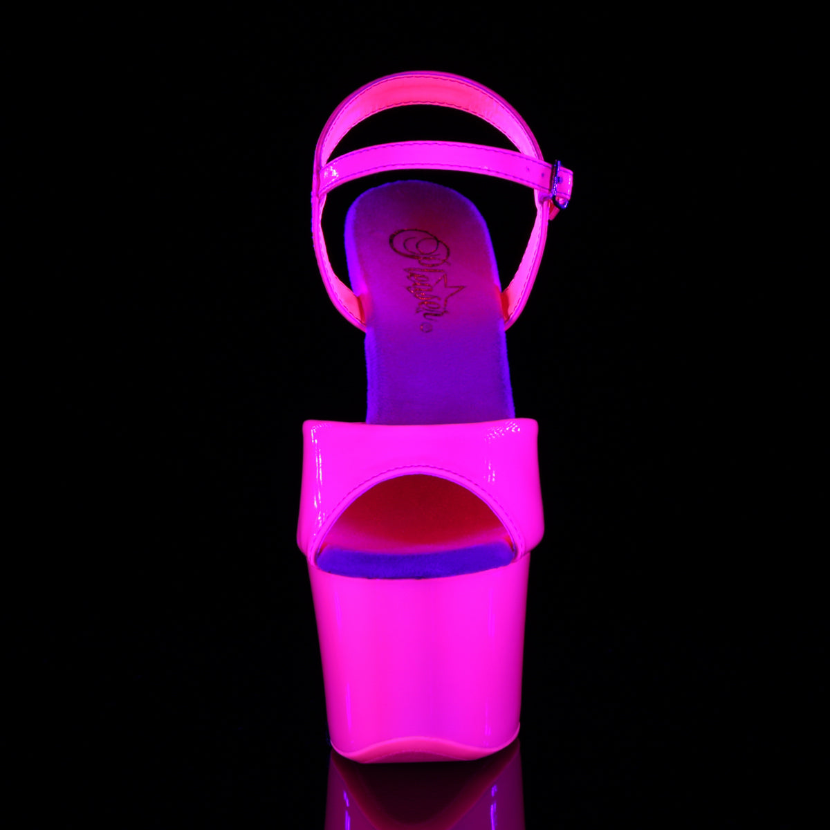Pleaser Sandalias para mujer SKY-309UV neón h. rosa / h. Rosa
