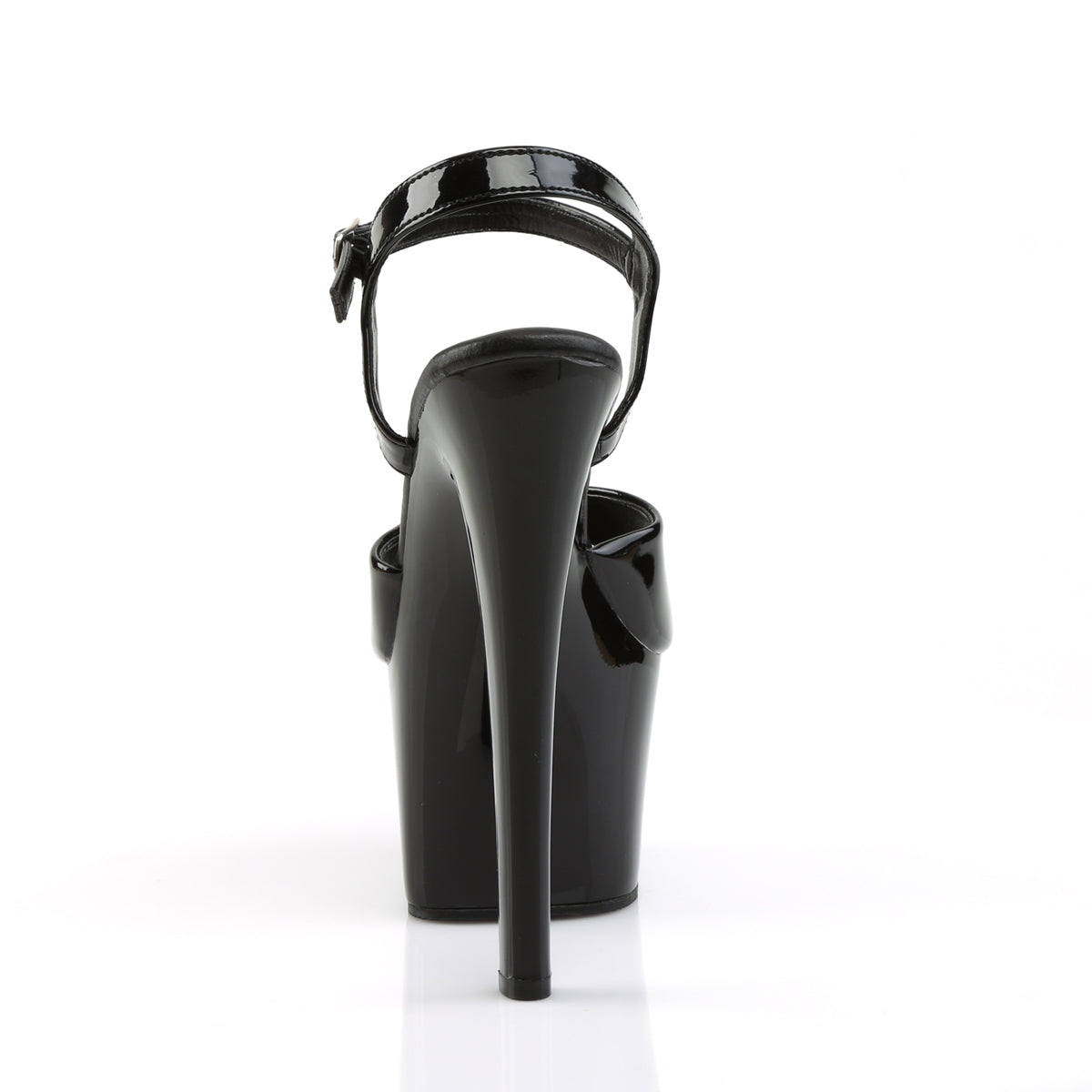 Pleaser Sandalias para mujer SKY-309vl BLK PAT / BLK