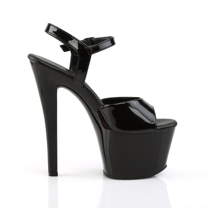 Pleaser Sandalias para mujer SKY-309vl BLK PAT / BLK