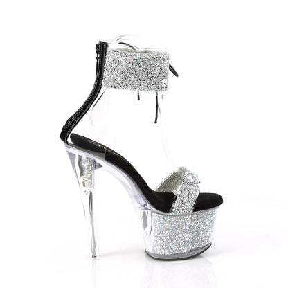 Pleaser   SKY-327RSI Slv Multi RS-Blk/Slv RS