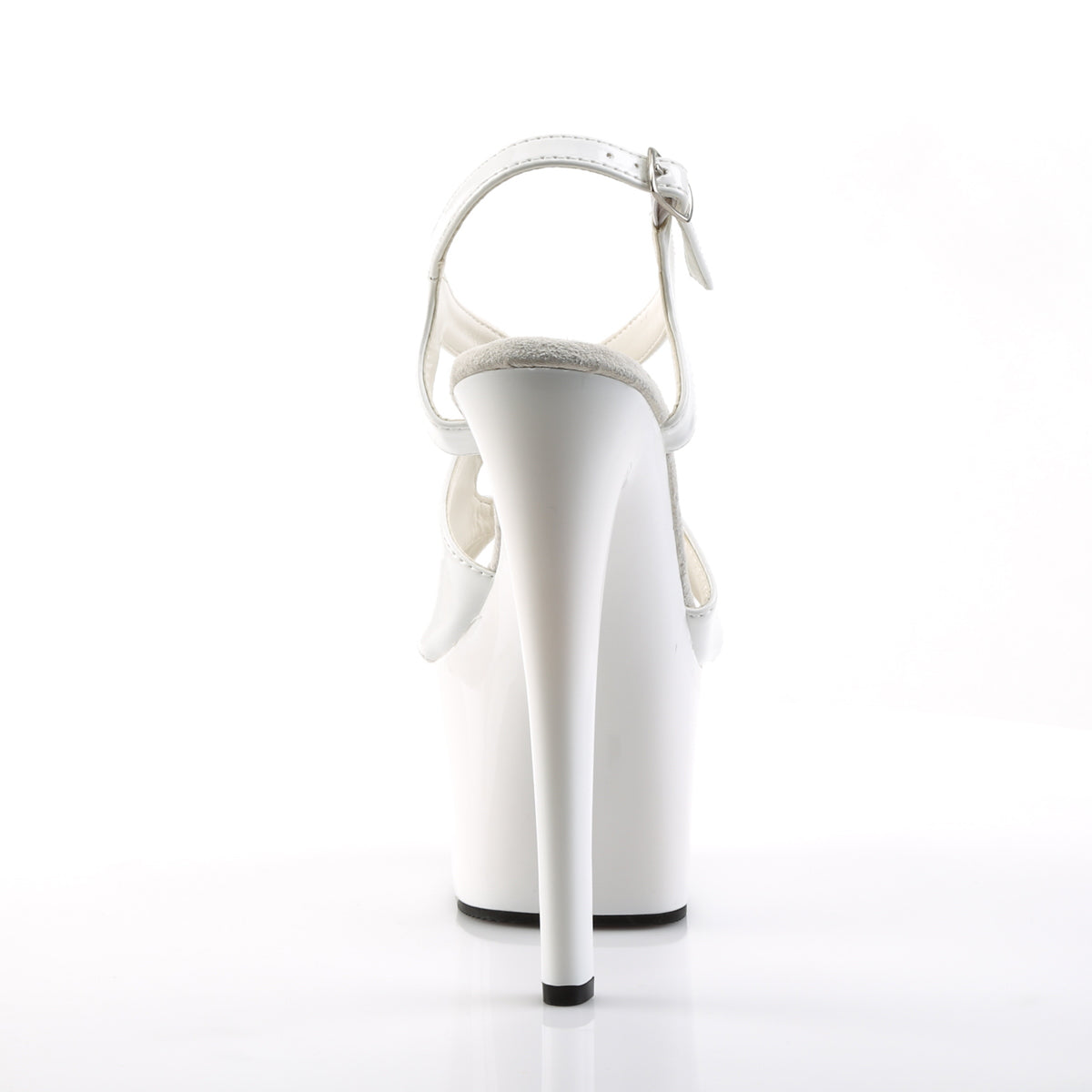 Pleaser Womens Sandals SKY-330 Wht Pat/Wht