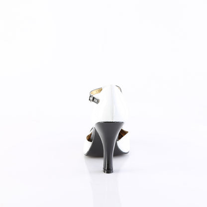Pin Up Couture Bombas para mujer SMITTEN-10 wht-blk pat