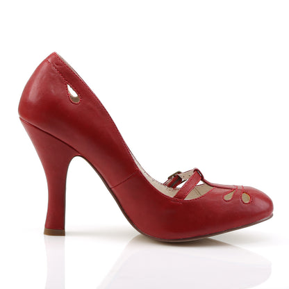 Pin Up Couture Bombas para mujer SMITTEN-20 piel sintética roja