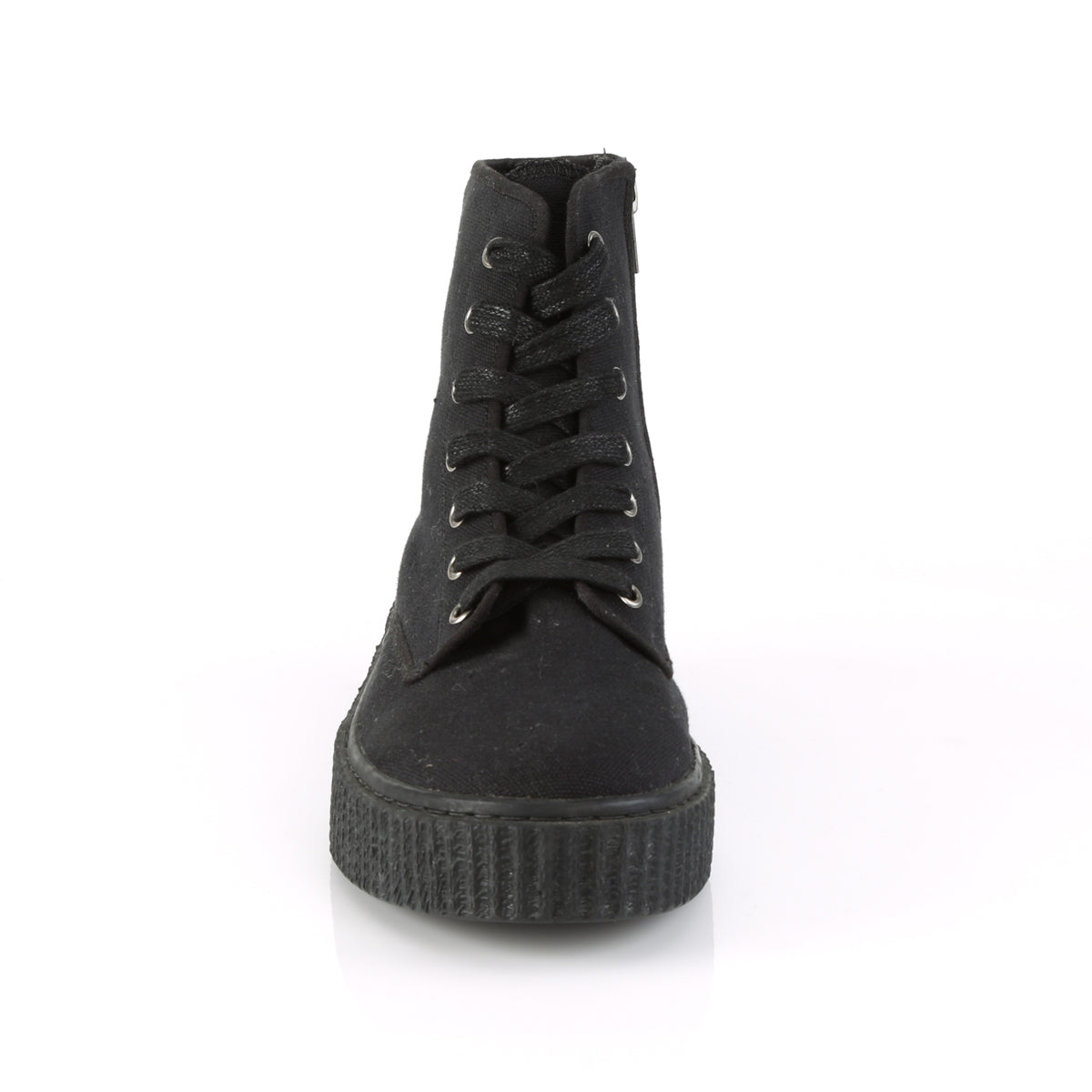 DemoniaCult Botines para hombre SNEEKER-201 lienzo BLK