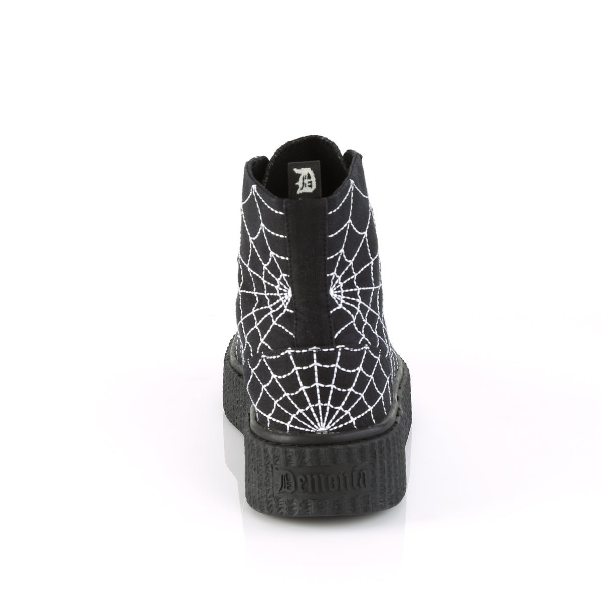 DemoniaCult Mens Ankle Boots SNEEKER-250 Blk Canvas