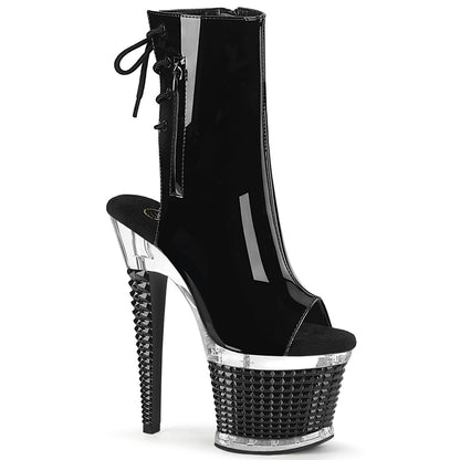 Pleaser  Botines SPECTATOR-1018 BLK PAT / CLR-BLK