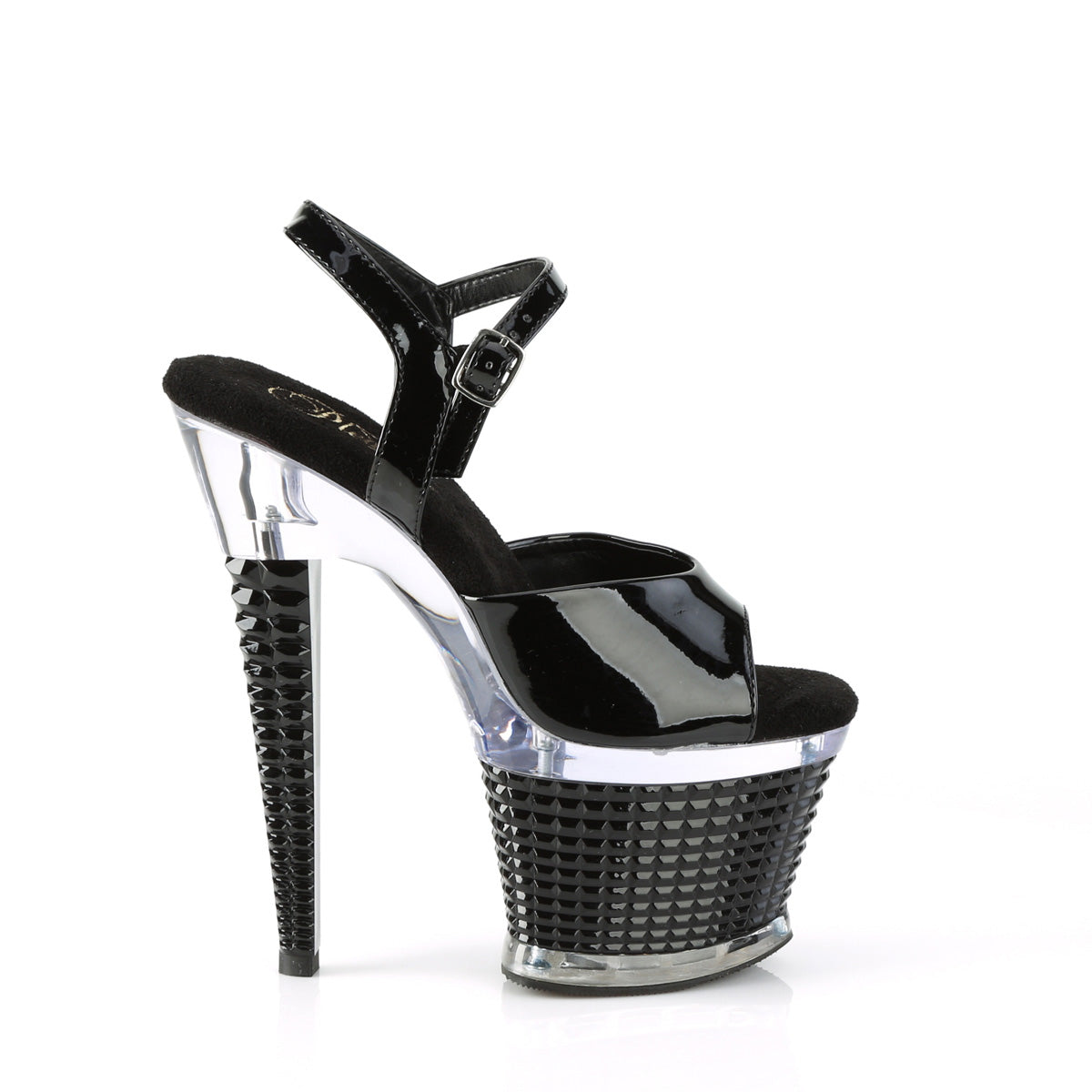 Pleaser  Sandalias SPECTATOR-709 BLK PAT / CLR-BLK