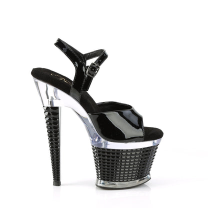 Pleaser  Sandalias SPECTATOR-709 BLK PAT / CLR-BLK