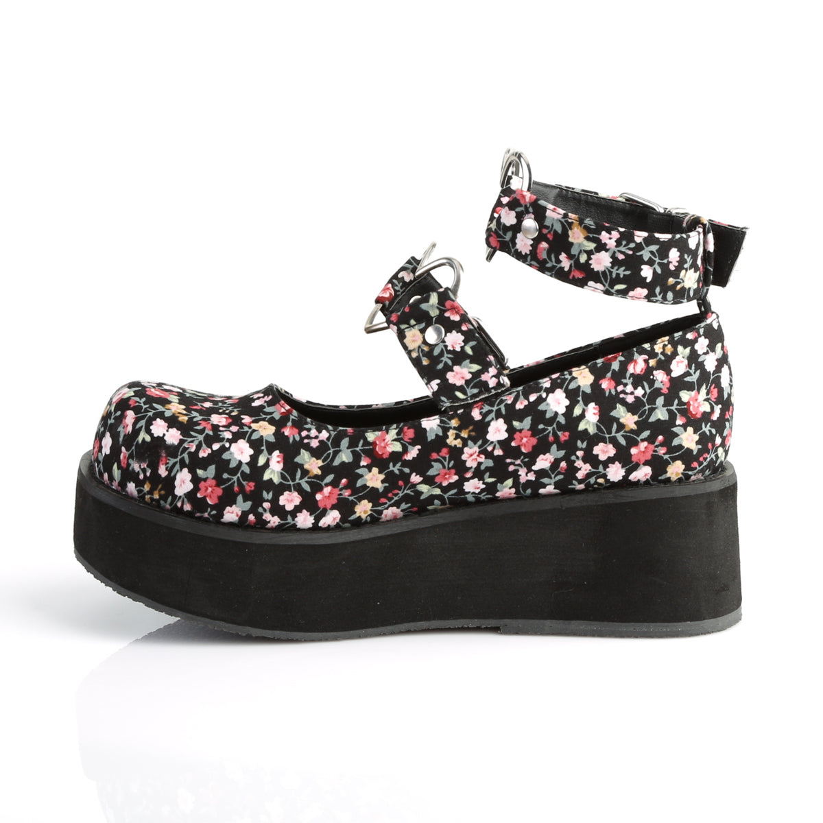 DemoniaCult Bombas de mujer SPRITE-02 tela floral