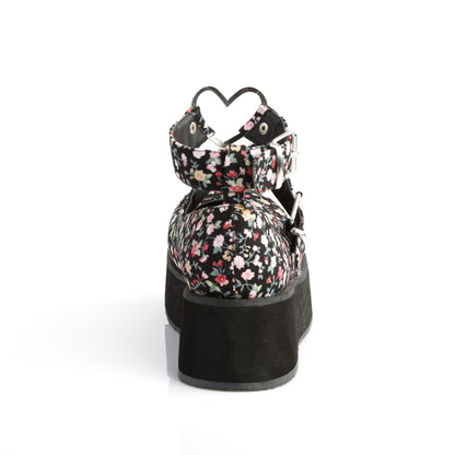 DemoniaCult Bombas de mujer SPRITE-02 tela floral