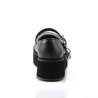 DemoniaCult Bombas de mujer SPRITE-05 BLK Vegan Leather-Blk Pat