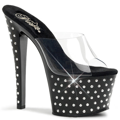 Pleaser Sandalias para mujer STARDUST-701 clr / blk