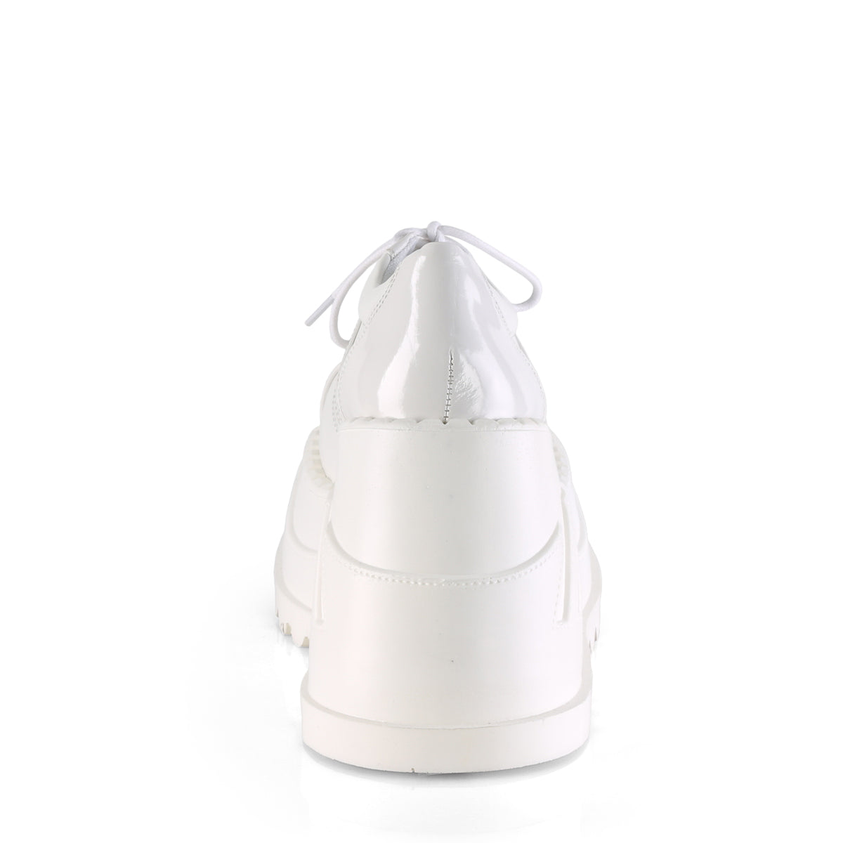 DemoniaCult Bombas de mujer STOMP-08 WHT Pat-Vegan Leather