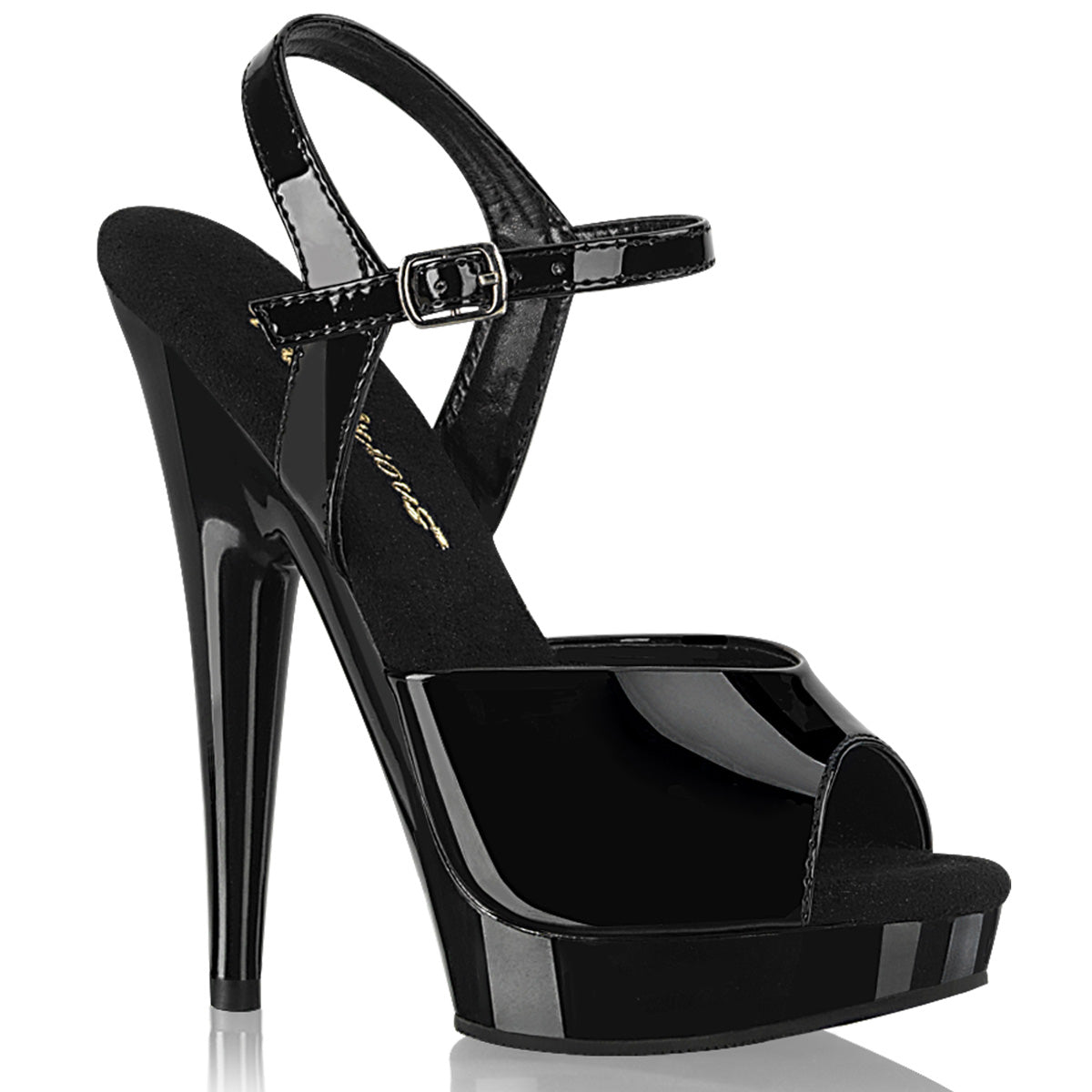 Fabulicious  Sandals SULTRY-609 Blk Pat/Blk