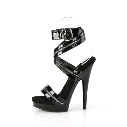 Fabulicious  Sandalias SULTRY-619 BLK PAT / BLK