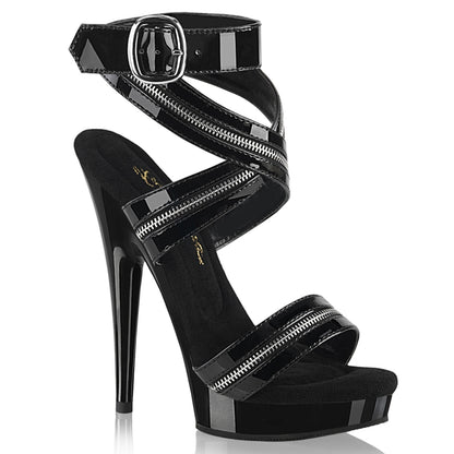 Fabulicious  Sandalias SULTRY-619 BLK PAT / BLK