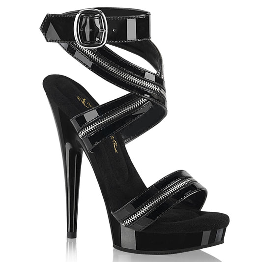 Fabulicious  Sandalias SULTRY-619 BLK PAT / BLK