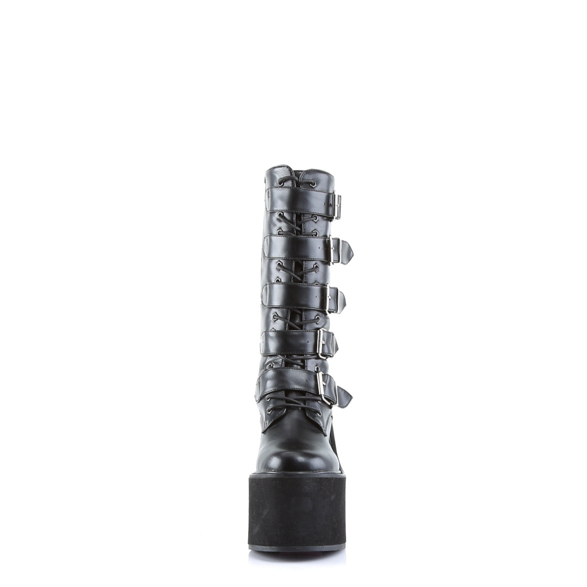 DemoniaCult Botas de mujer SWING-220 BLK LOOO VEGANO