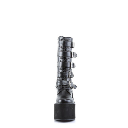 DemoniaCult Botas de mujer SWING-220 BLK LOOO VEGANO