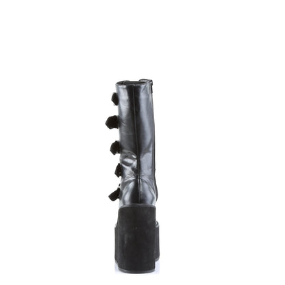 DemoniaCult Botas de mujer SWING-220 BLK LOOO VEGANO