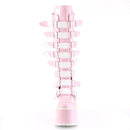 DemoniaCult  Boots SWING-815 B.Pink Hologram