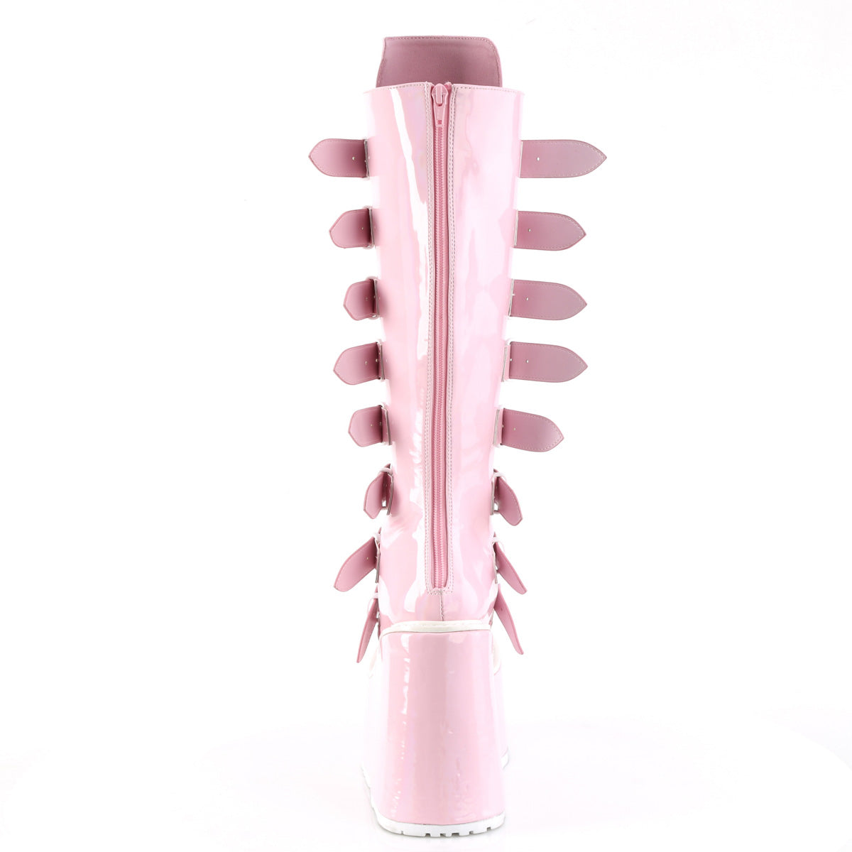 DemoniaCult  Boots SWING-815 B.Pink Hologram