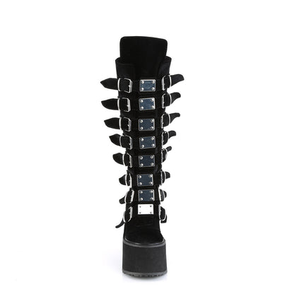 DemoniaCult  Botas SWING-815 BLK VELVET
