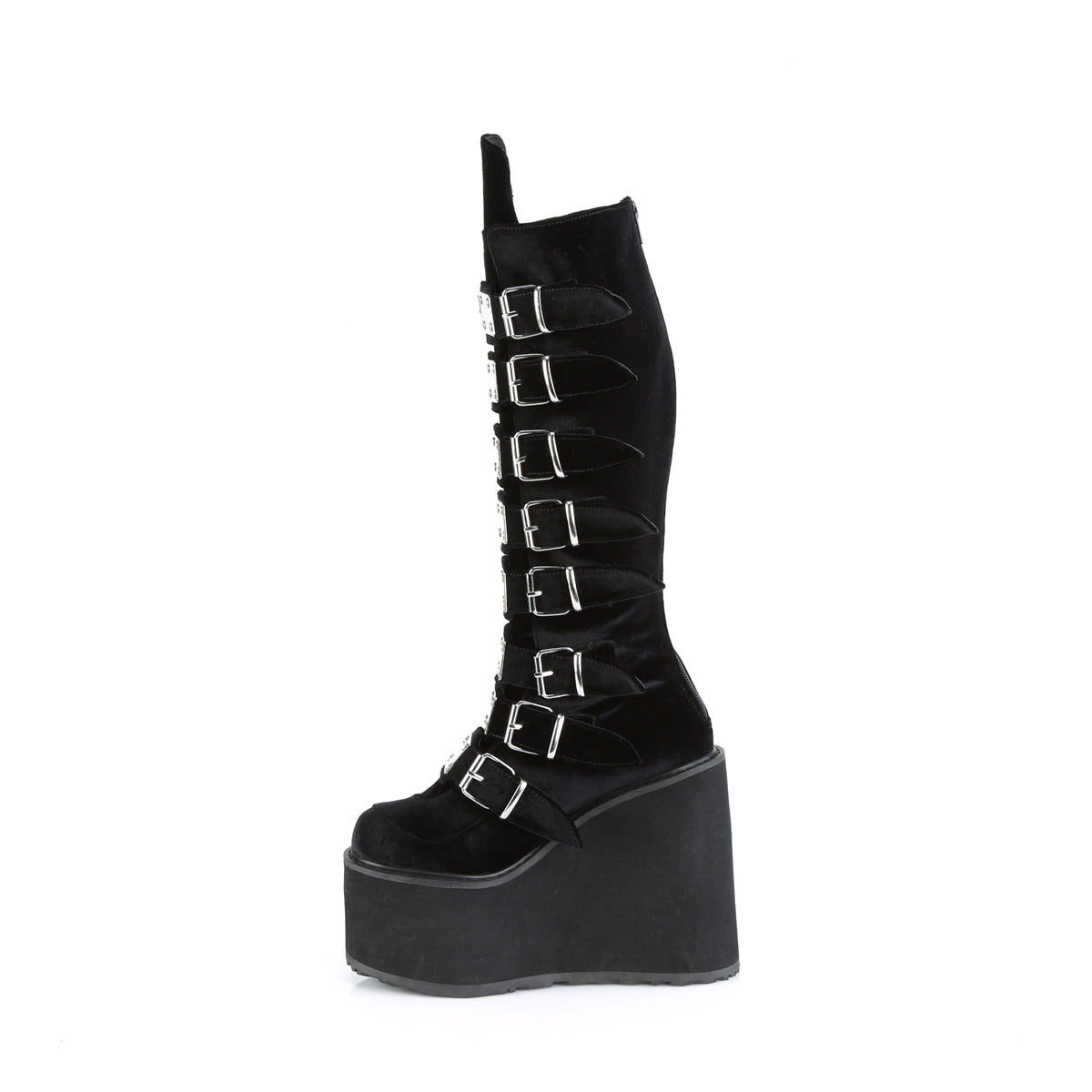 DemoniaCult  Botas SWING-815 BLK VELVET