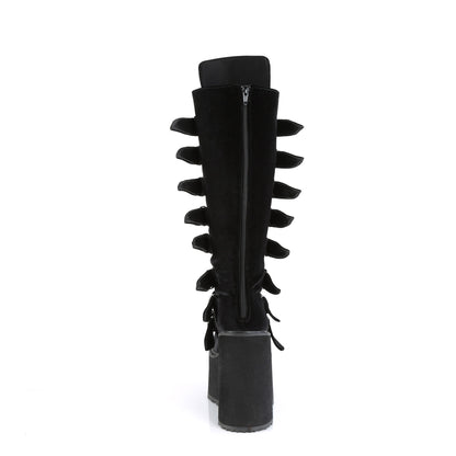 DemoniaCult  Botas SWING-815 BLK VELVET