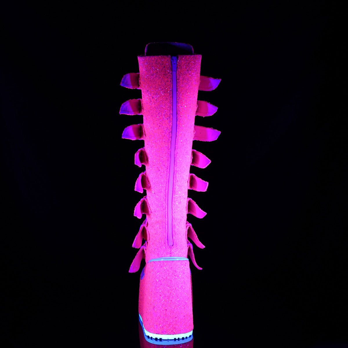 DemoniaCult  Botas SWING-815UV brillo rosa