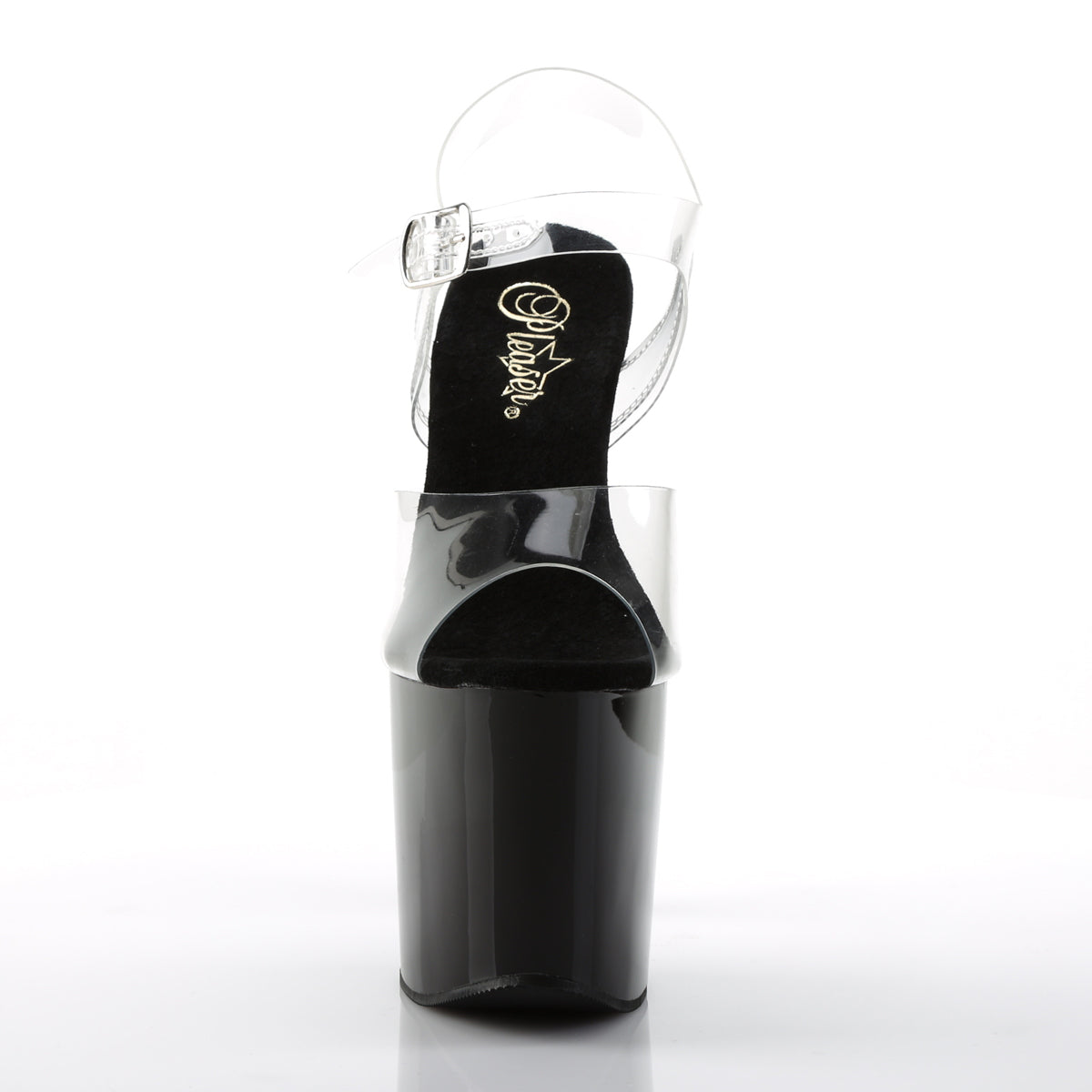 Pleaser Womens Sandals TABOO-708 Clr/Blk