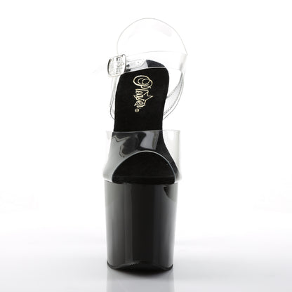 Pleaser Womens Sandals TABOO-708 Clr/Blk