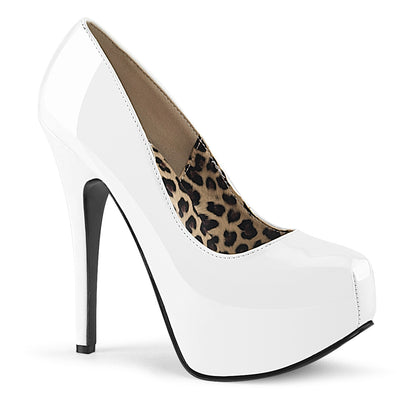 Bordello Bombas para mujer TEEZE-06 WHT PAT