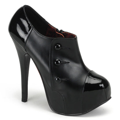 Bordello Bombas para mujer TEEZE-20 BLK PU-BLK PAT