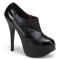 Bordello Bombas para mujer TEEZE-20 BLK PU-BLK PAT