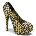 Bordello Bombas para mujer TEEZE-35 Guepardo Imprimir PU