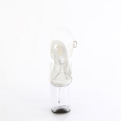 Pleaser   TREASURE-808FLA CLR/CLR