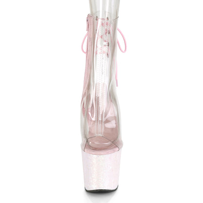 Pleaser Botas de tobillo para mujer unicorn-1018c clr / opal multi brillo
