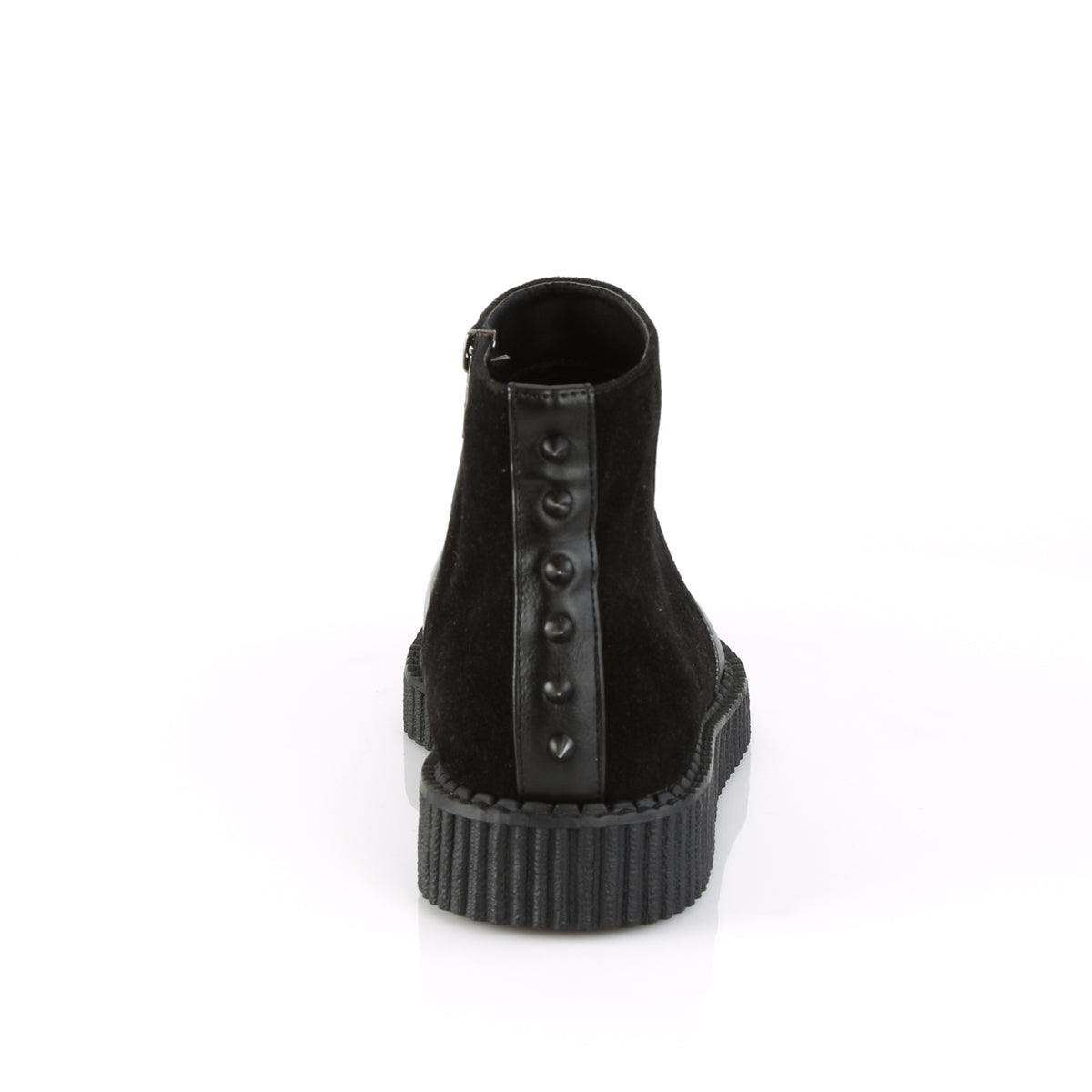 DemoniaCult Zapato bajo para hombre V-CREEPER-750 BLK Microfibra de cuero vegano