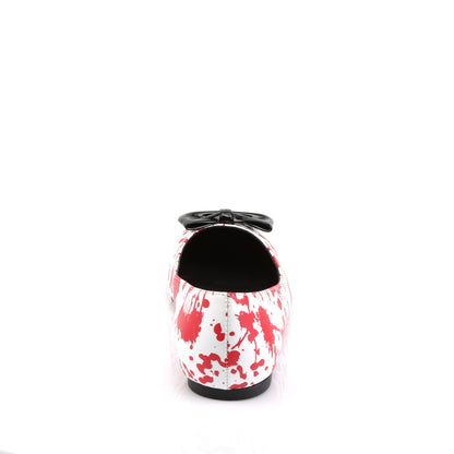 Funtasma Botas de tobillo para mujer VAIL-20BL WHT PAT-ROJO